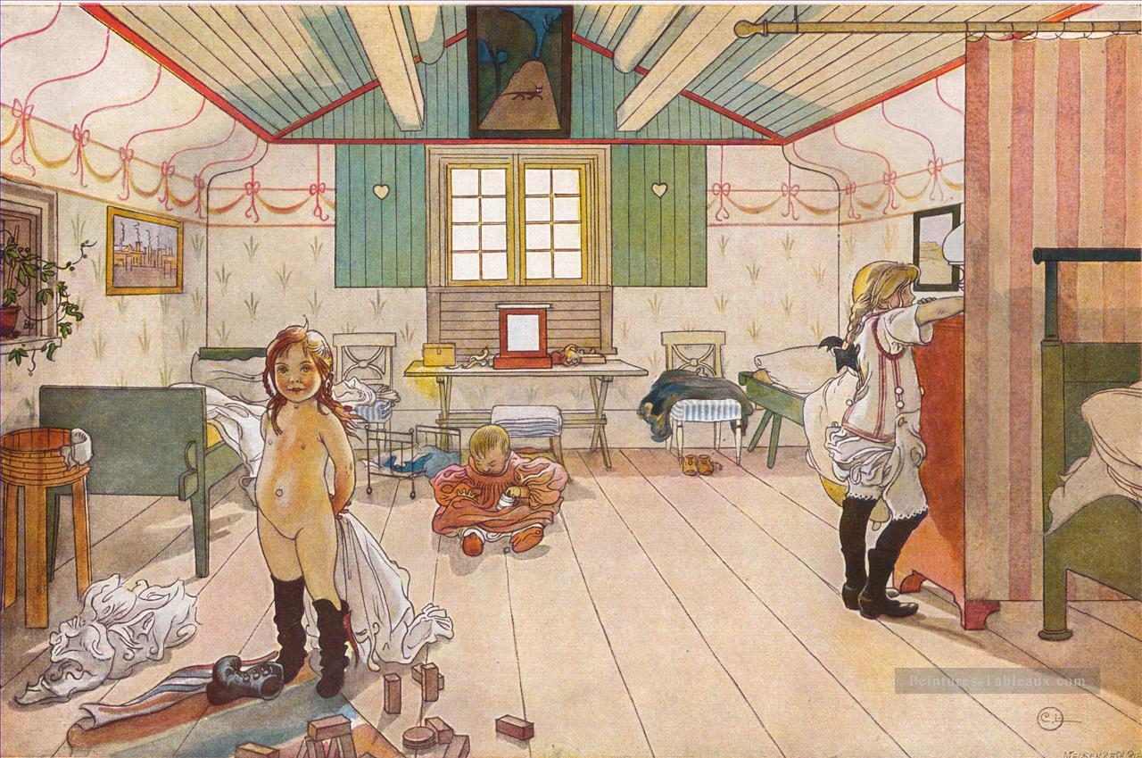 les mammas et les petites filles 1897 Carl Larsson Peintures à l'huile